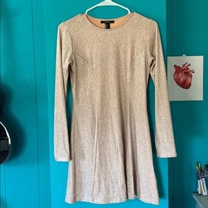 Forever 21 Sparkly Longsleeve Dress